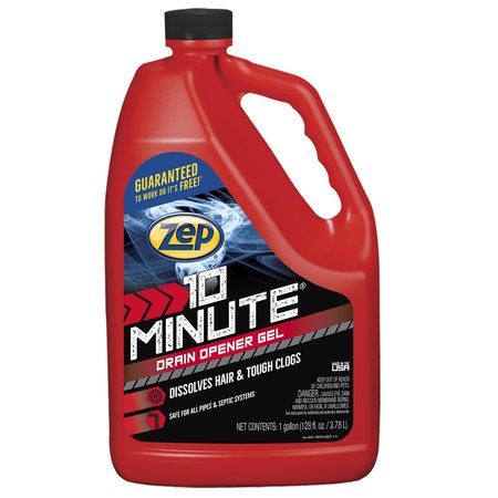 ZEP 10 Minute Hair Clog Remover Gel Drain Cleaner 128 oz ZHCR128NG